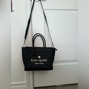 Black Kate Spade Purse/Crossbody Bag